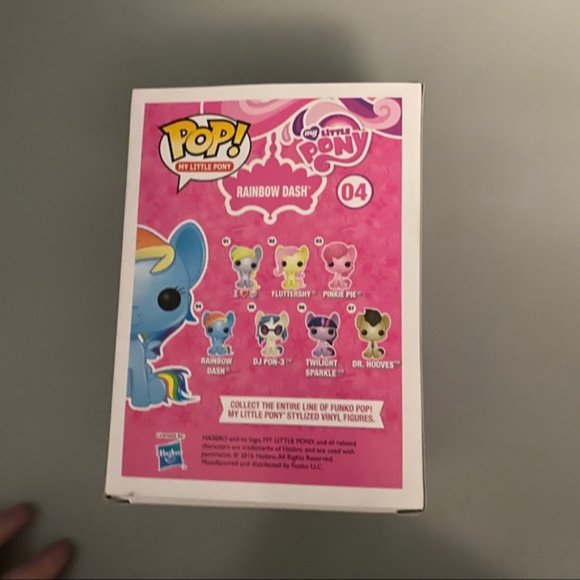 Walmart Exclusive  Funko POP! My Little Pony Rainbow Dash Glow In dark - Picture 7 of 8